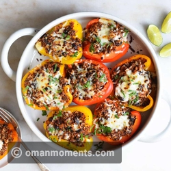 Quinoa-Stuffed Bell Peppers