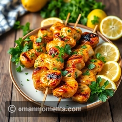 Grilled Lemon Herb Chicken Skewers