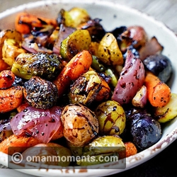Honey-Balsamic Roasted Vegetables